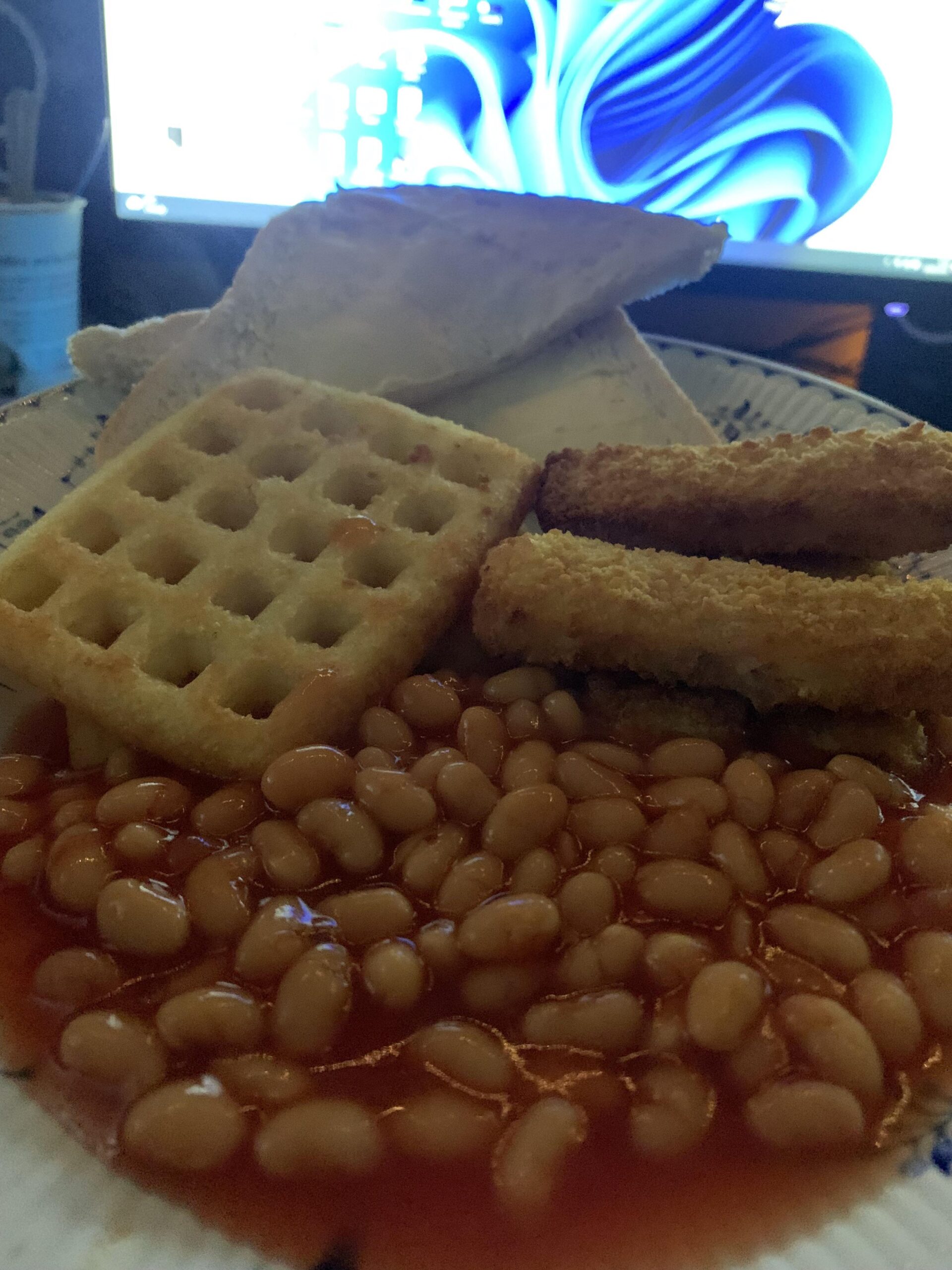 Can’t go wrong with potato waffles, fish fingers and beans Dining and