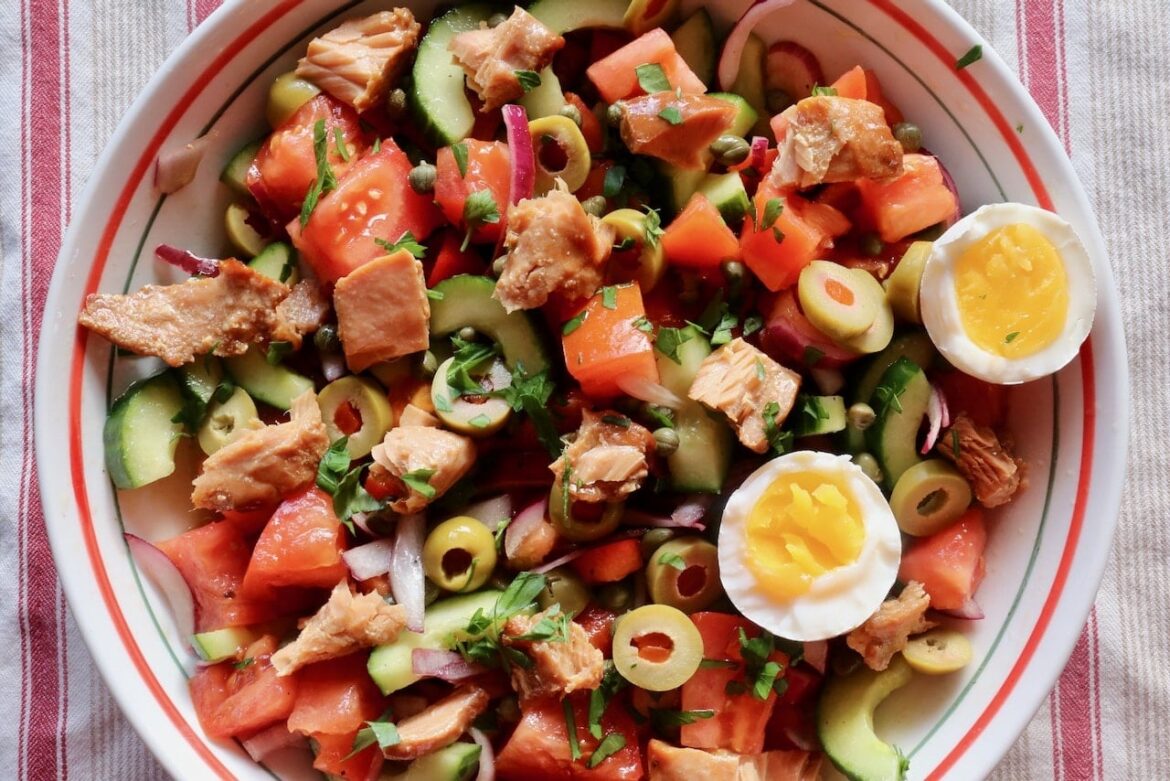Pipirrana Spanish Summer Tuna Salad