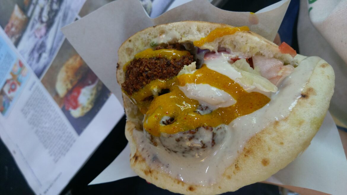 Falafel from the center of Tel Aviv. Haven't been for over a year. Really miss it.