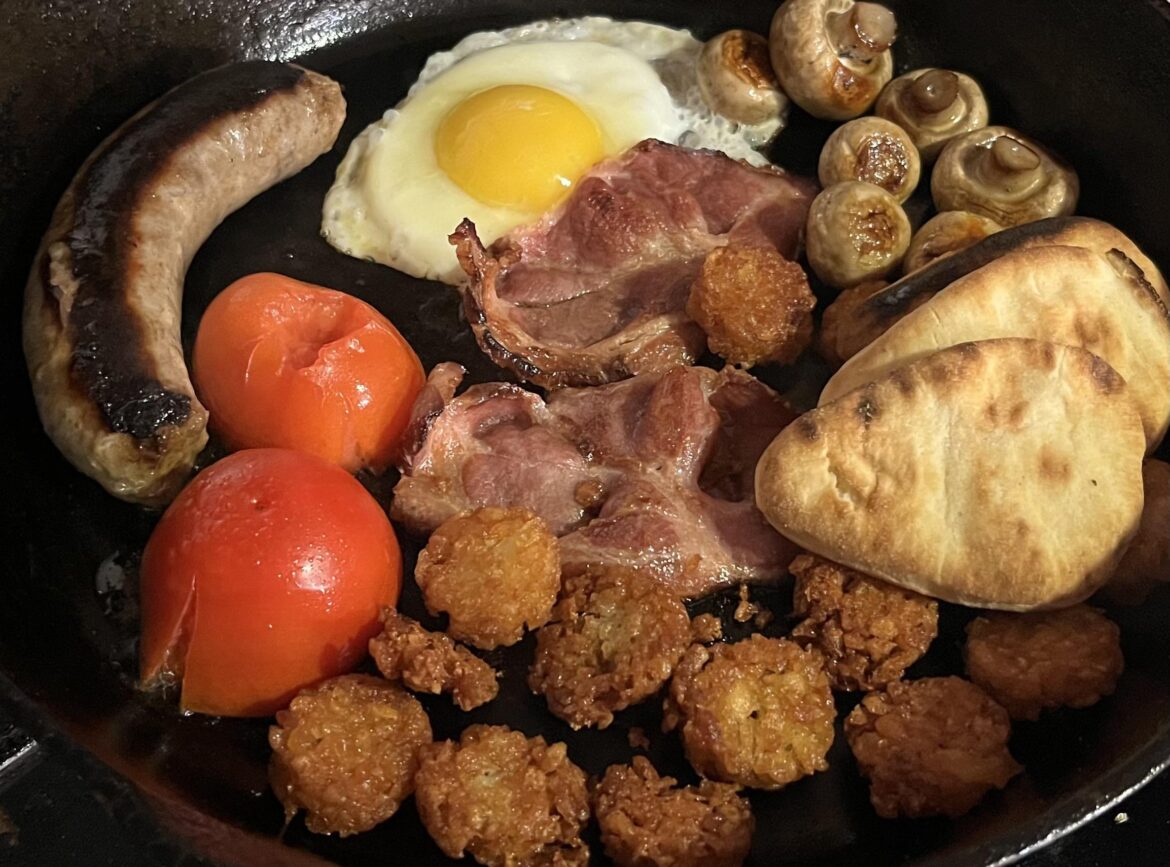 My midweek fry up dinner