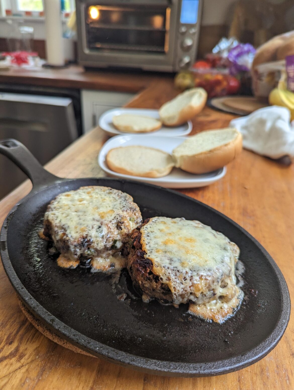 Kenji's black bean burgers