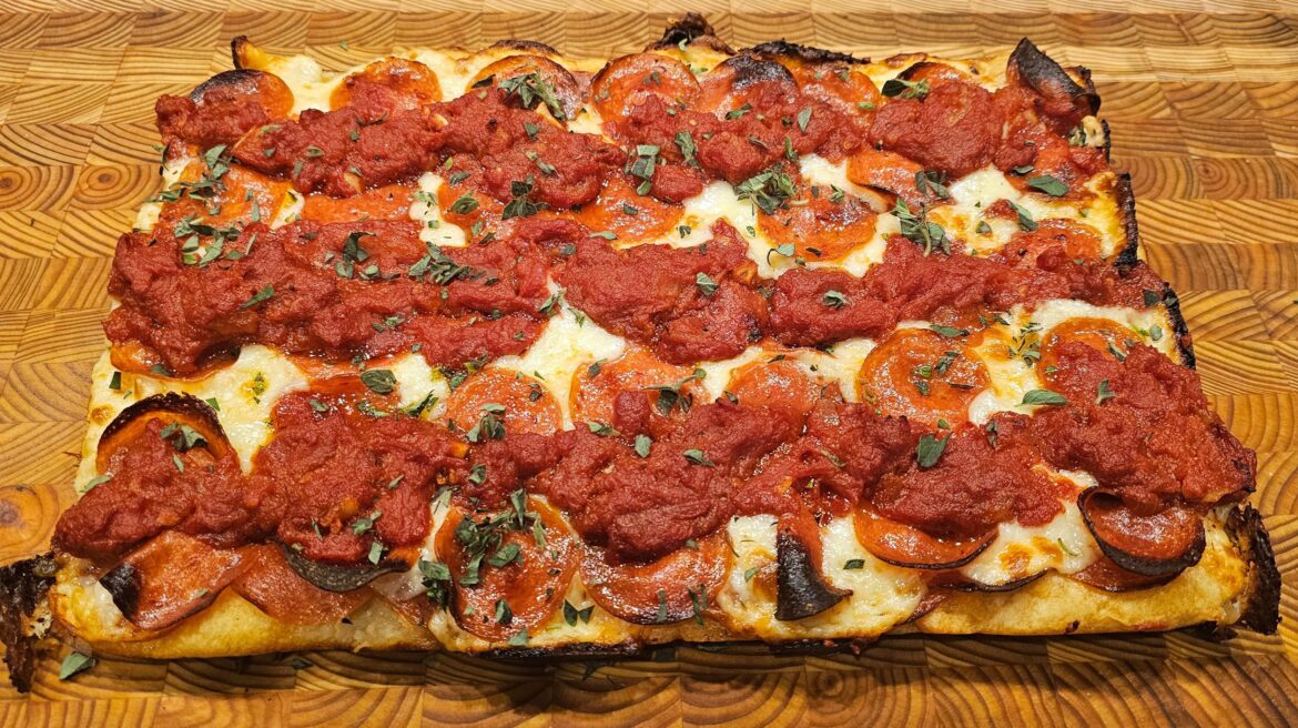 Kenji's Detroit Style - first time making