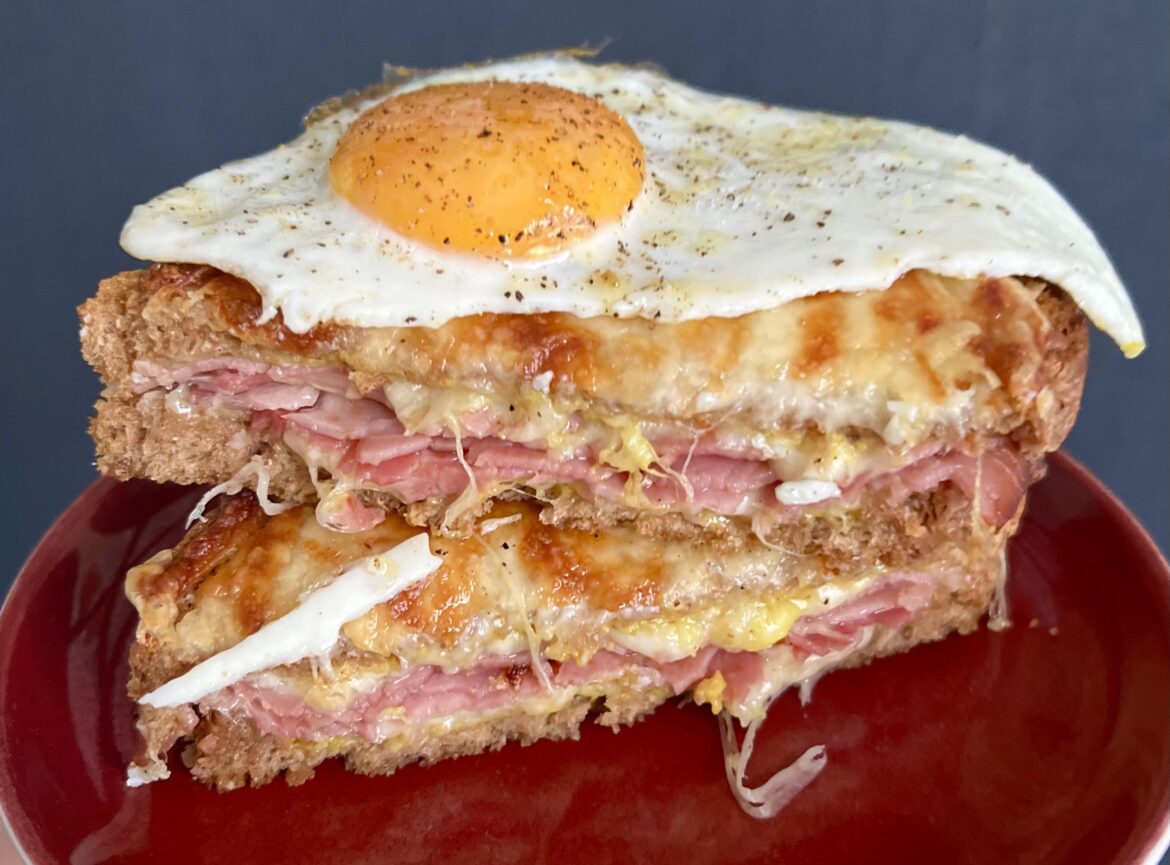 King of sandwiches: Croque Madame.
