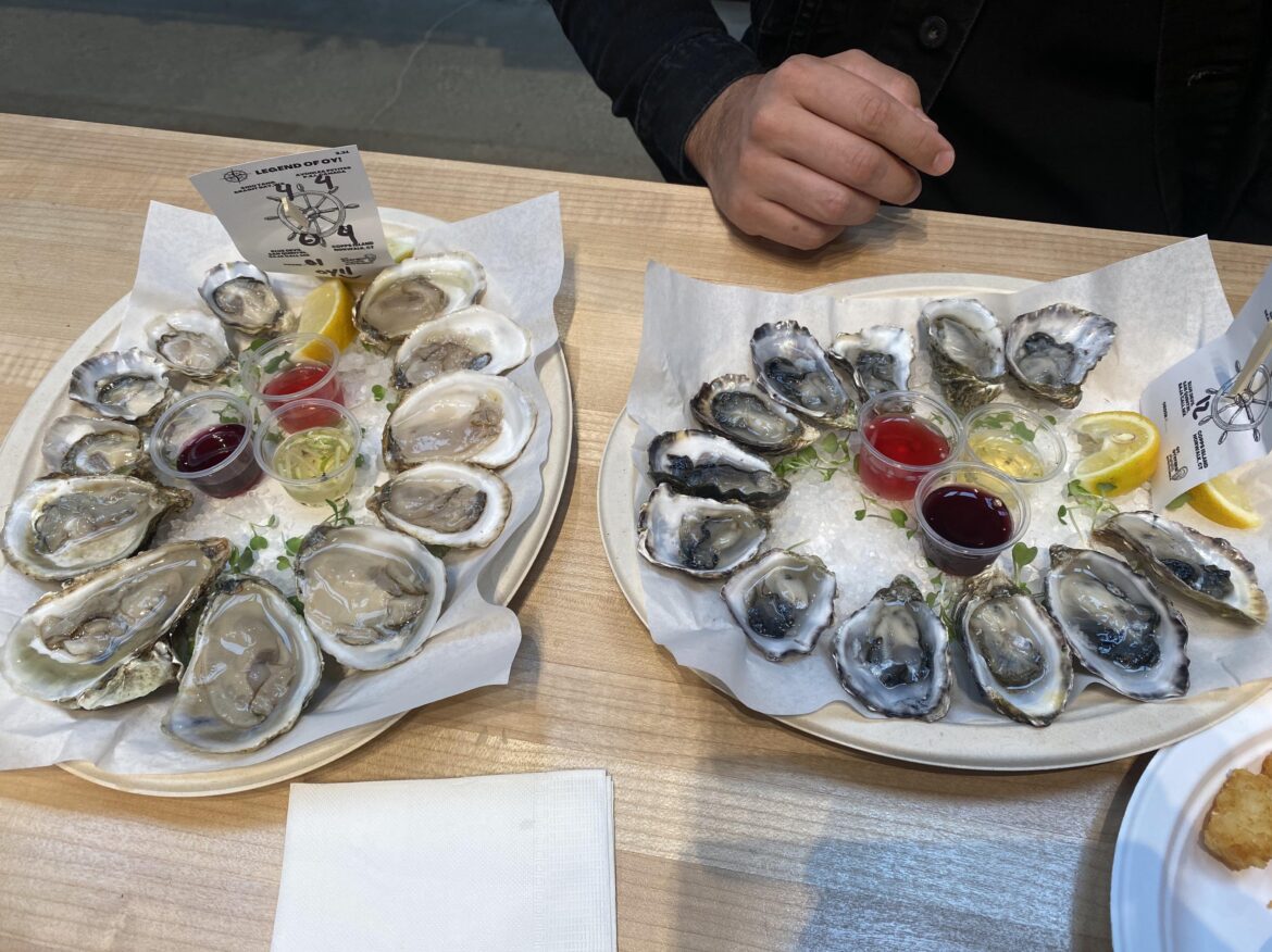 Newly opened “Oy, Oysters!”