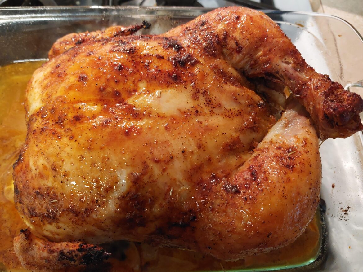 Honey garlic roasted chicken