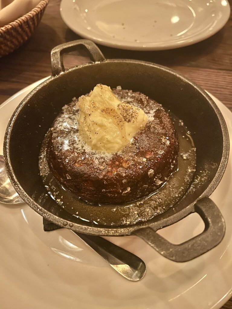 Dunsmoor in Eagle Rock. Country ham and cornbread