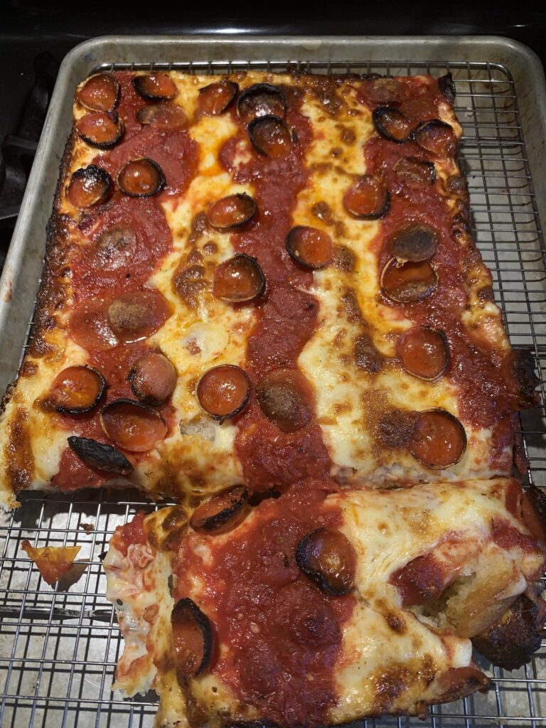 Detroit Style Pizza
