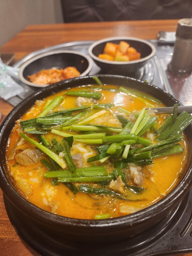 Soon Dae Guk(순대국) is my favorite hangover soup(해장국), what's yours?