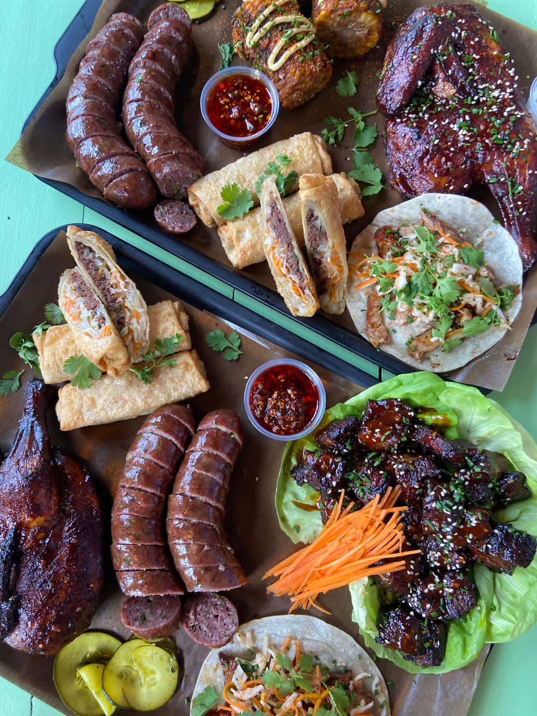 Asian BBQ colab. With Lady's BBQ, Monterrey México Dining and Cooking