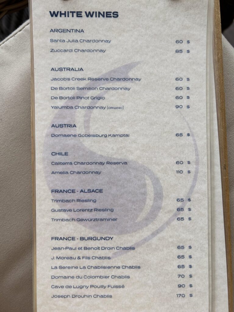 Drinking and Diving: Dive boat wine menu challenge Drinking and Diving: Dive boat wine menu challenge