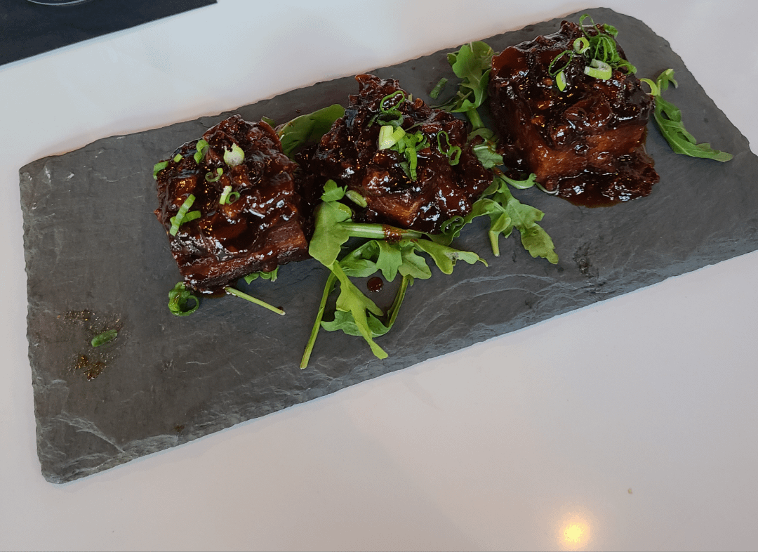 Bacon burnt ends... on a slab Dining and Cooking