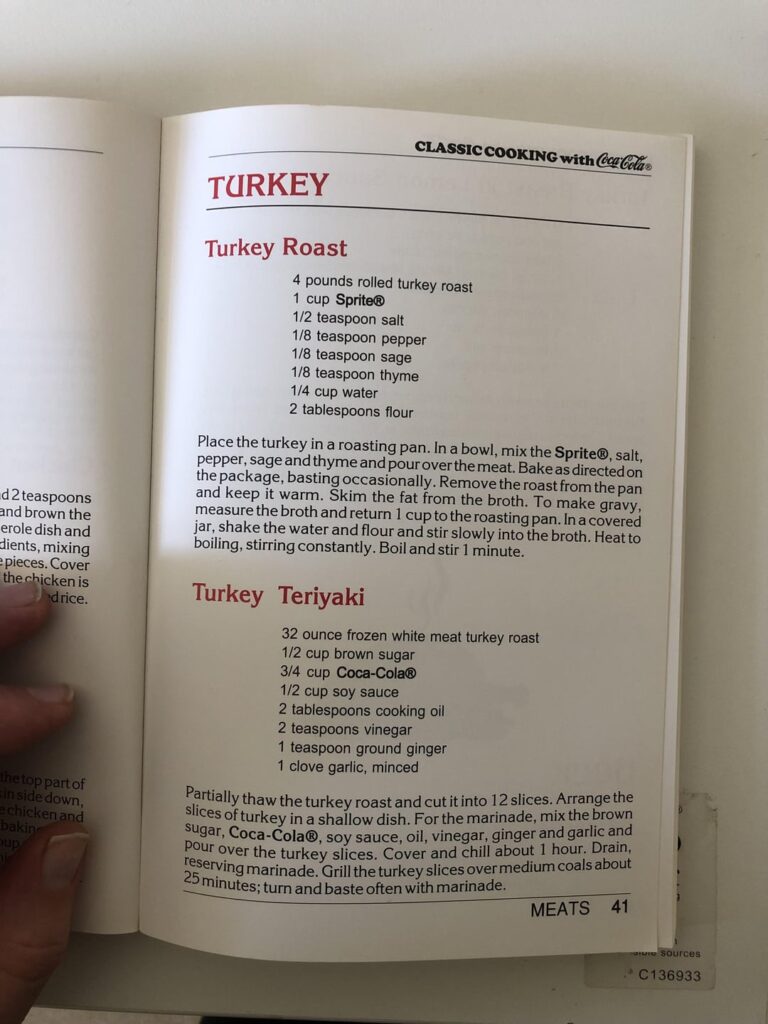 There was a lot of interest in my $2.50 coca-cola cookbook, so thought I’d share some more unique recipes.