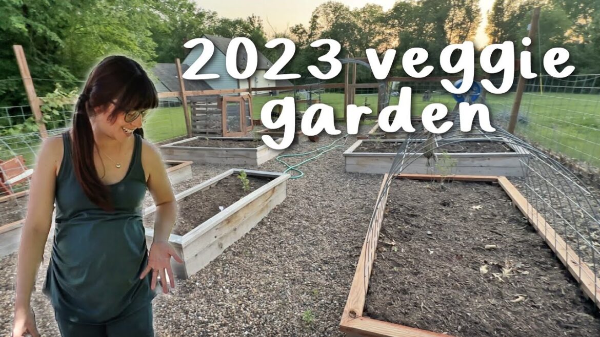 GARDEN VLOG | my 2023 vegetable garden & planting annuals