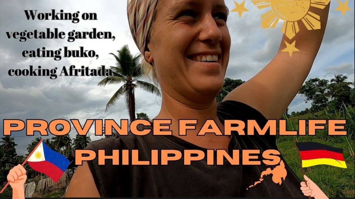 Working on our vegetable garden and just daily life - German Family in the Philippines