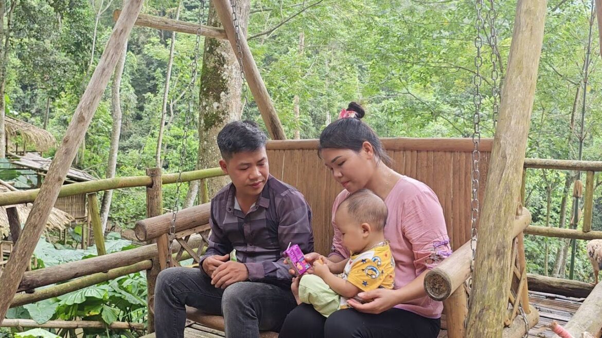 Harvest vegetable garden & papaya flowers goes to the market sell - Gardening | Hà Tòn Chài