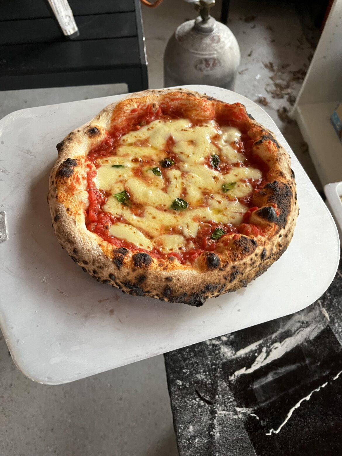 My very first neapolitan pizza