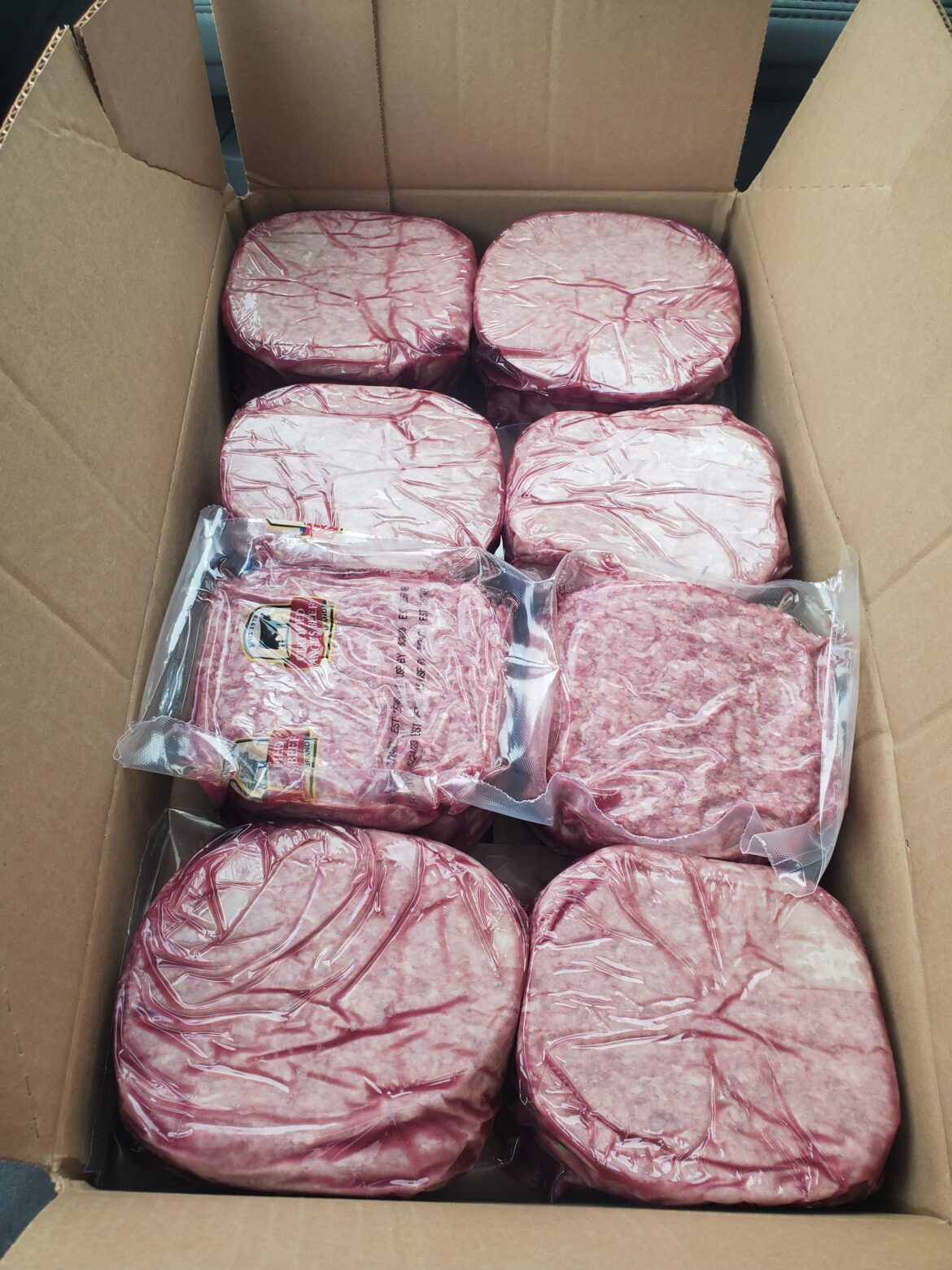 Yum, another great deal. 15lb of ground beef (shaped into hamburger patties) for just $30.