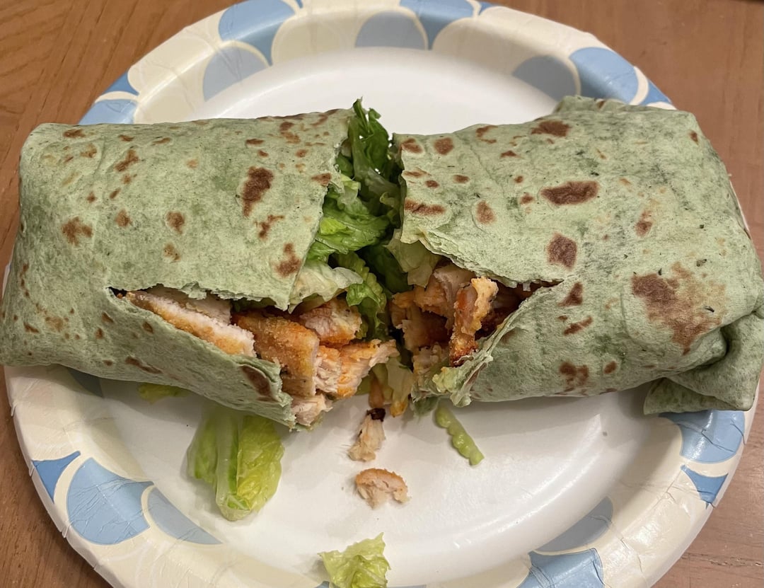 Calories in homemade buffalo chicken wrap? Dining and Cooking