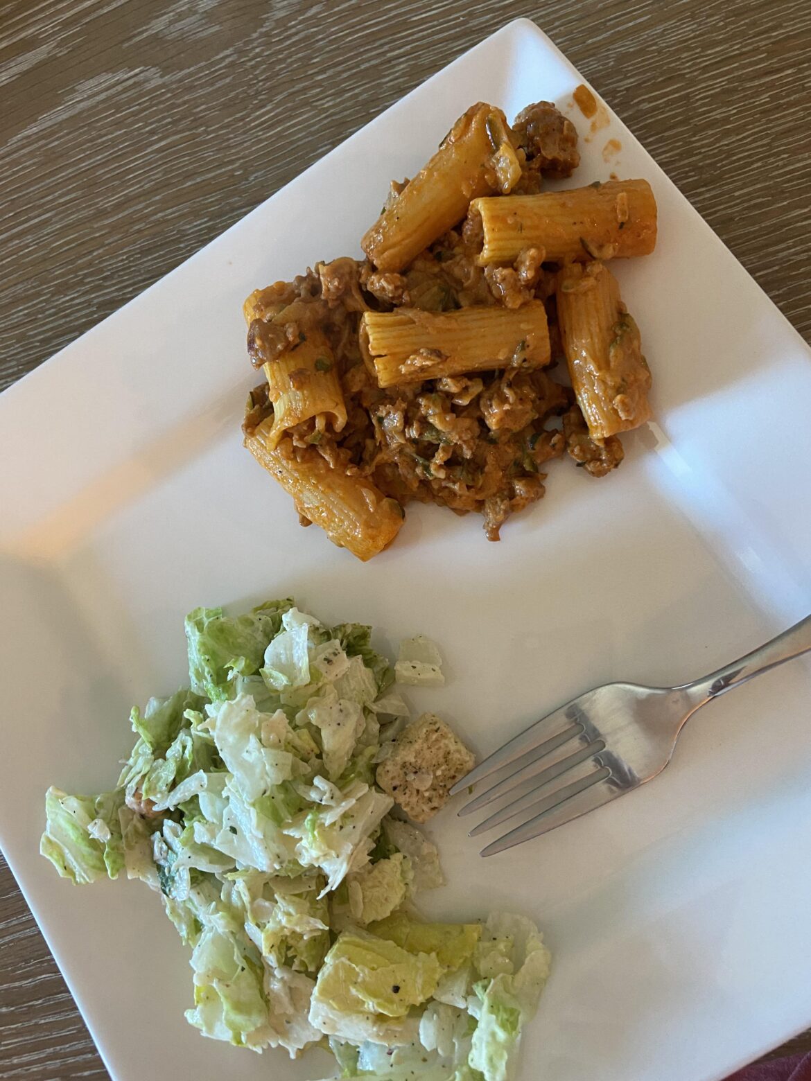 Pork Sausage Rigatoni Rosa 9/10