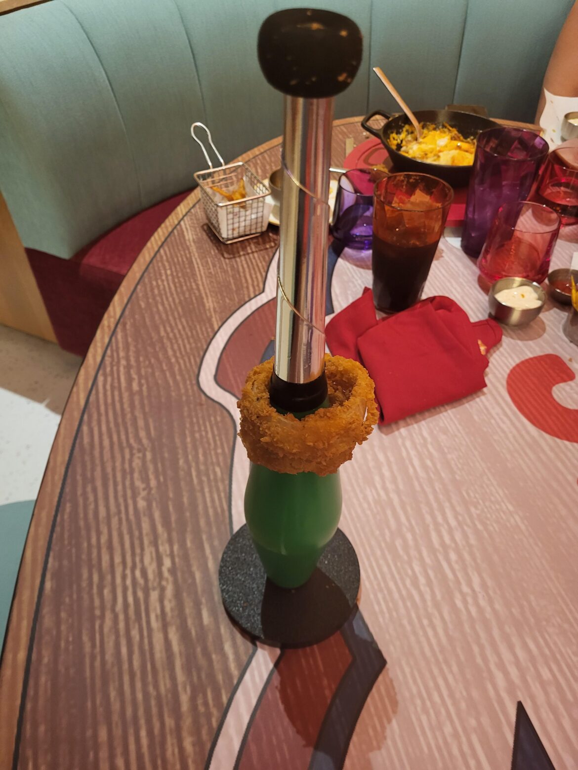 Onion Rings on Juggling pins