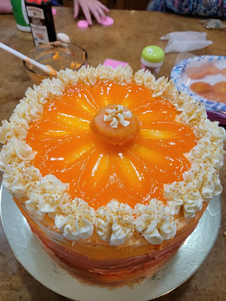 Orange creamsicle cake