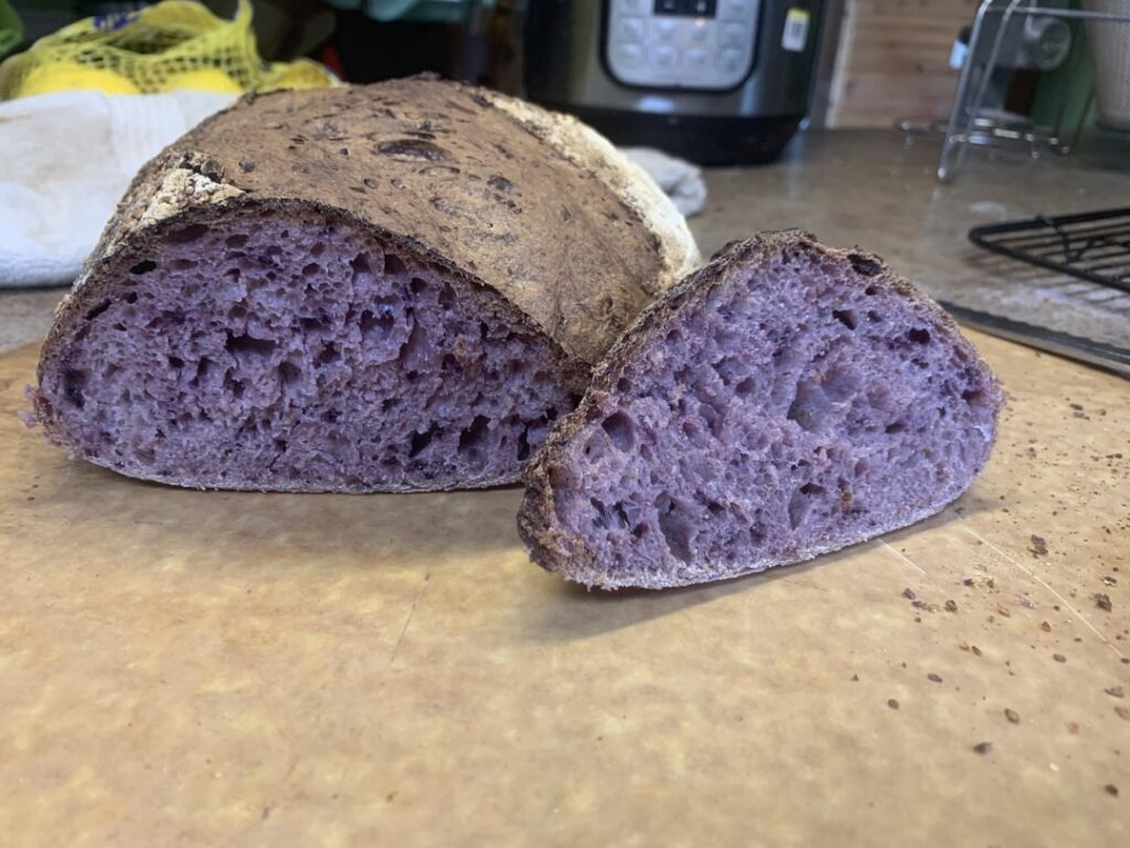 Mulberry lemon bread!