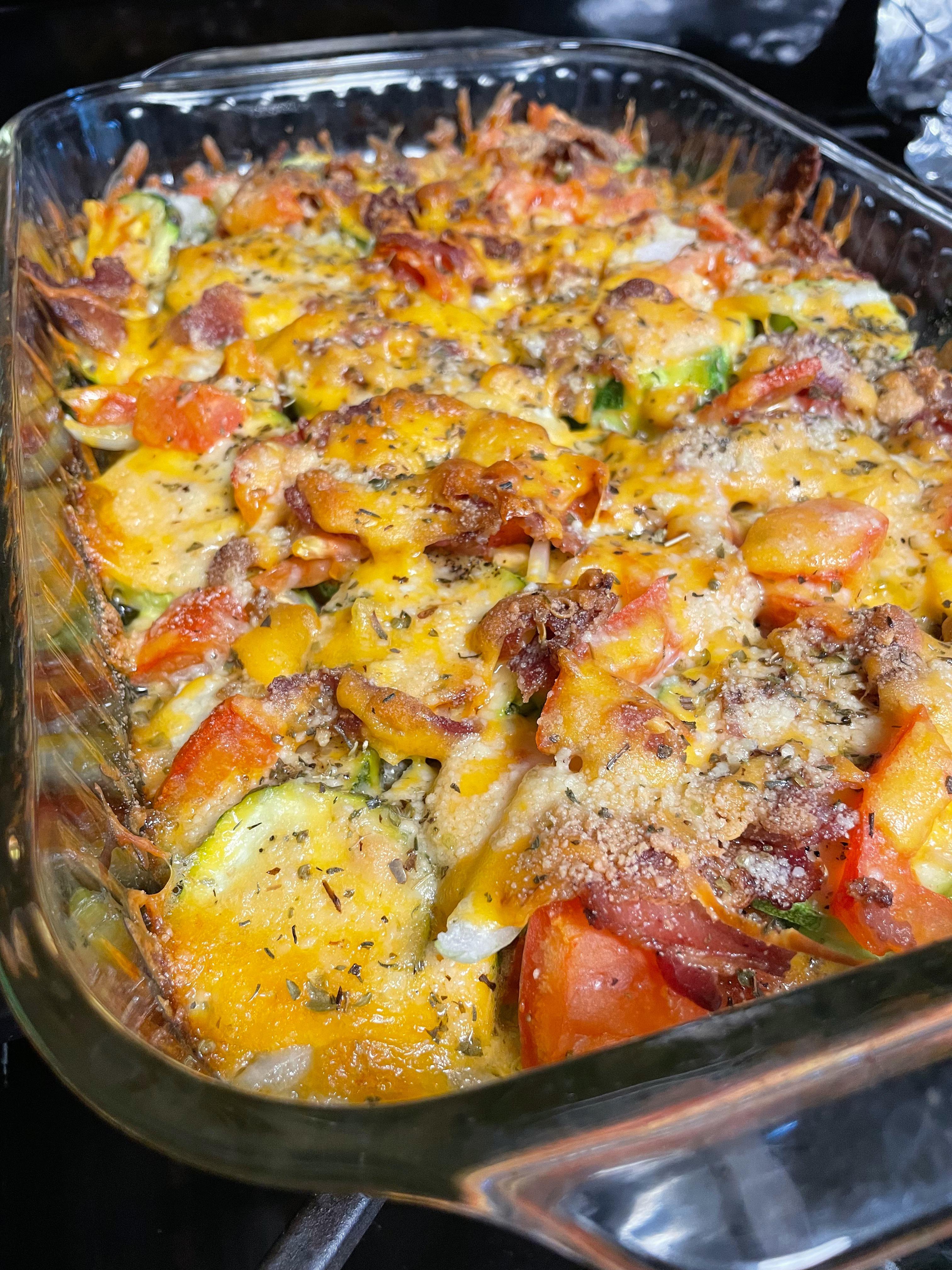 Loaded Zucchini Bake Dining and Cooking