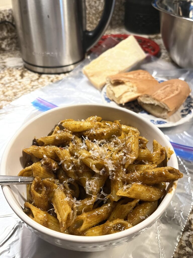 Squid in Ink and Penne Squid in Ink and Penne