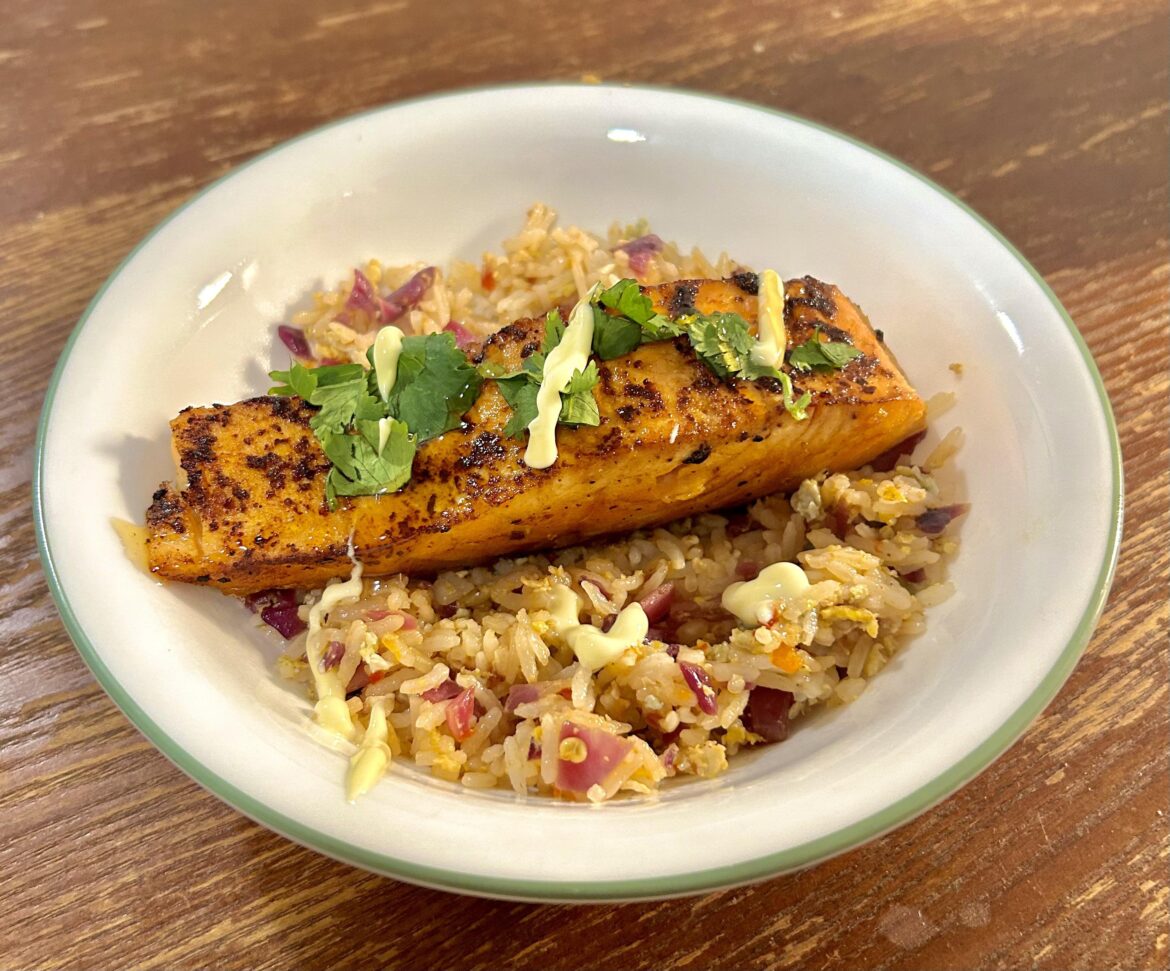 salmon fried rice 🍣 amazon fresh