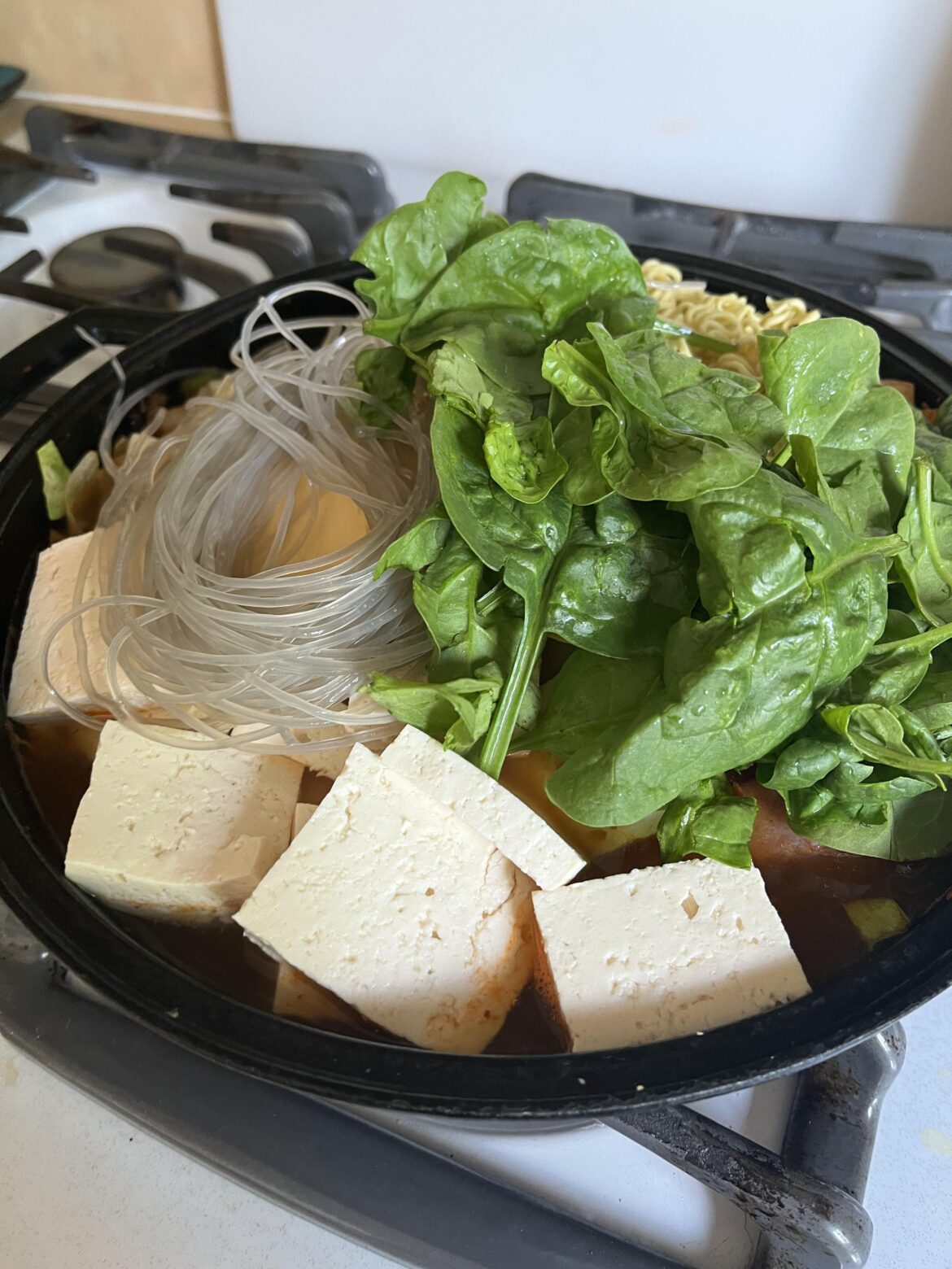 My Korean army stew I made for a friend