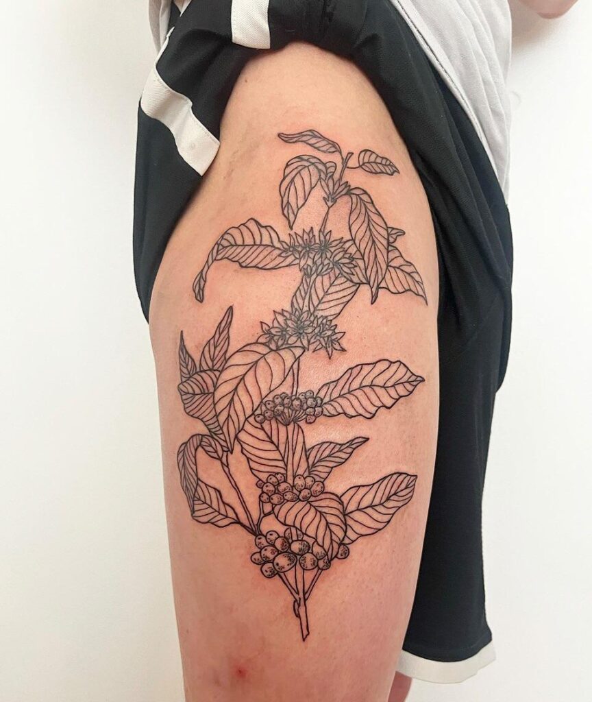 Got a coffee tattoo yesterday what do you guys think ?