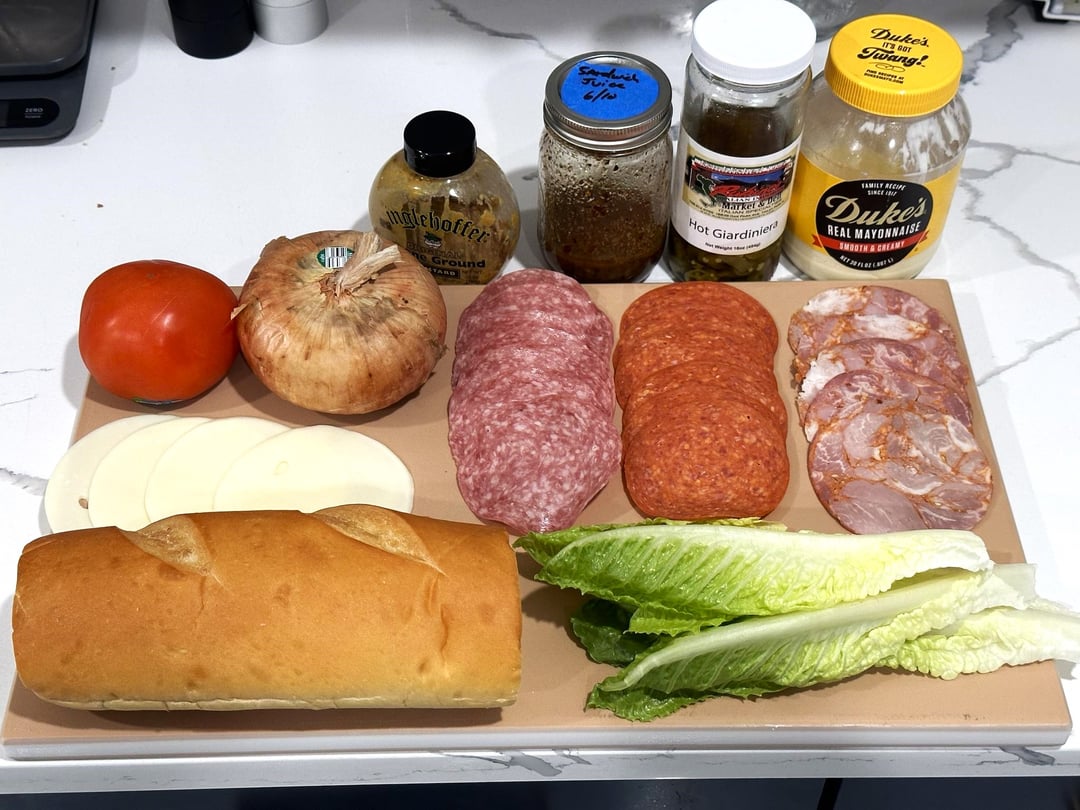 italian sub salami, pepperoni, capicola and provolone w/stone ground