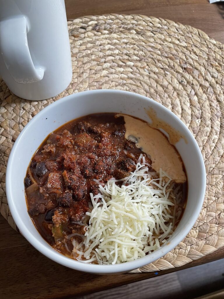 One pot beef&black bean chili: super easy and delicious!