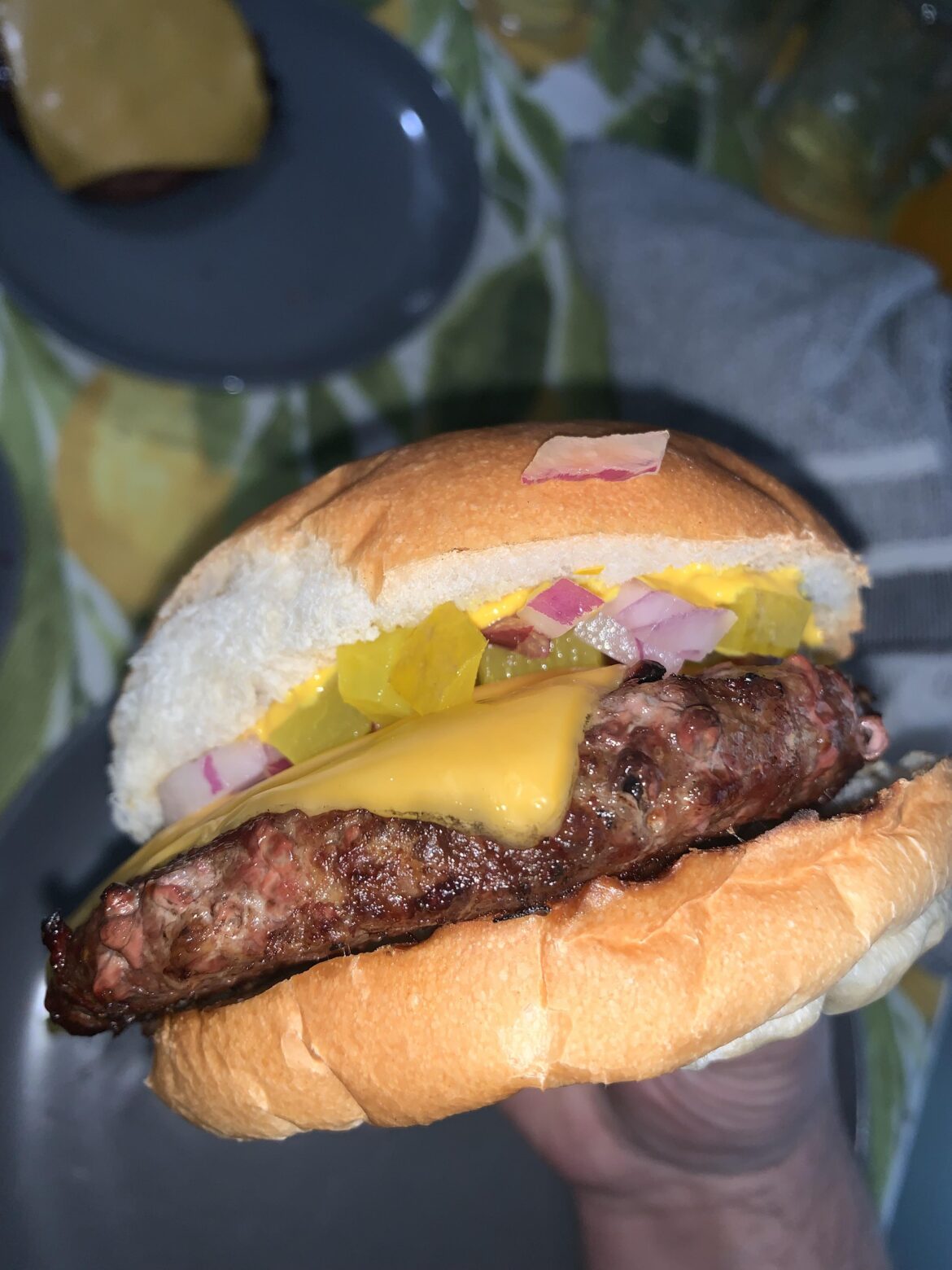 Home Made Quarter Pounder w Cheese