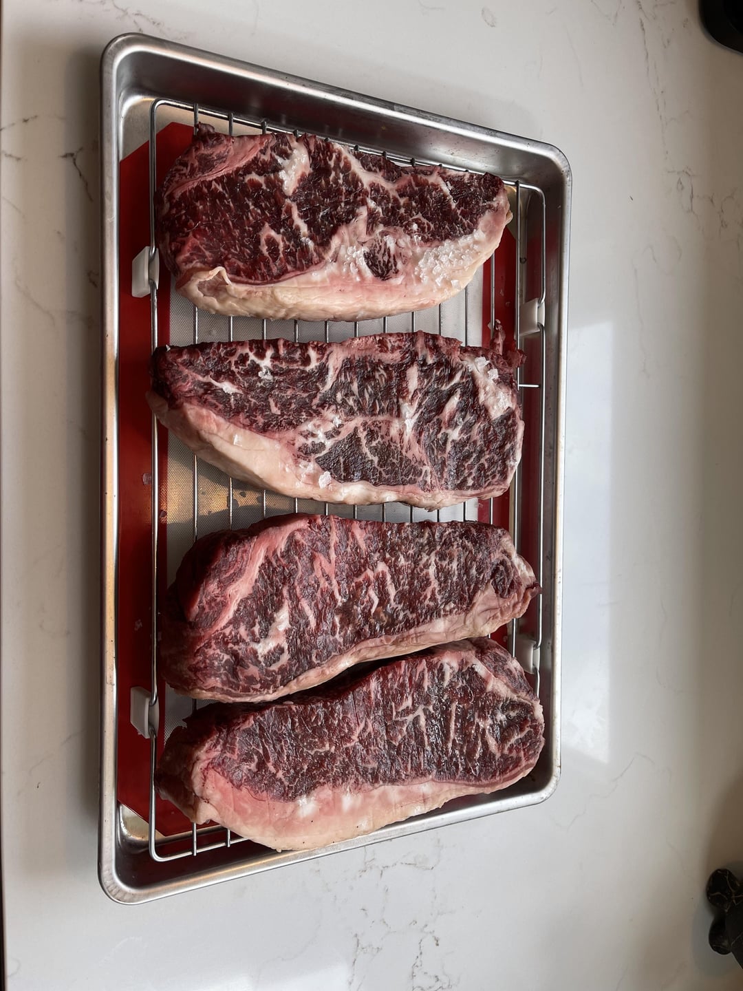 I need some advice. I plan to sous vide these ribeye steaks, but there