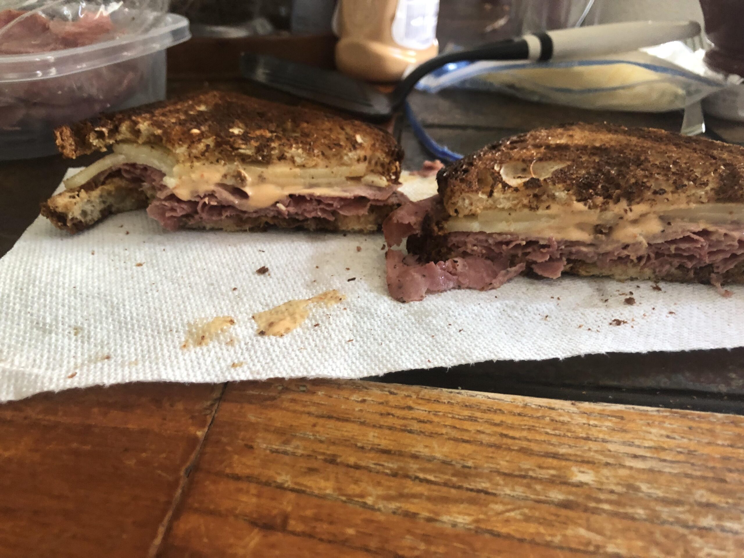 Follow up from my thousand island question, here’s my first reuben