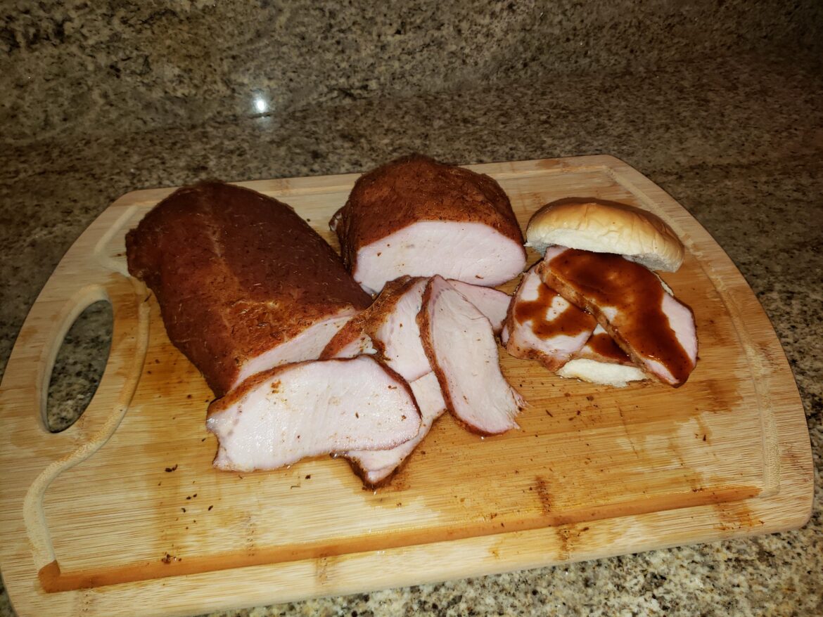 Smoked Pork Tenderloin Sandwiches