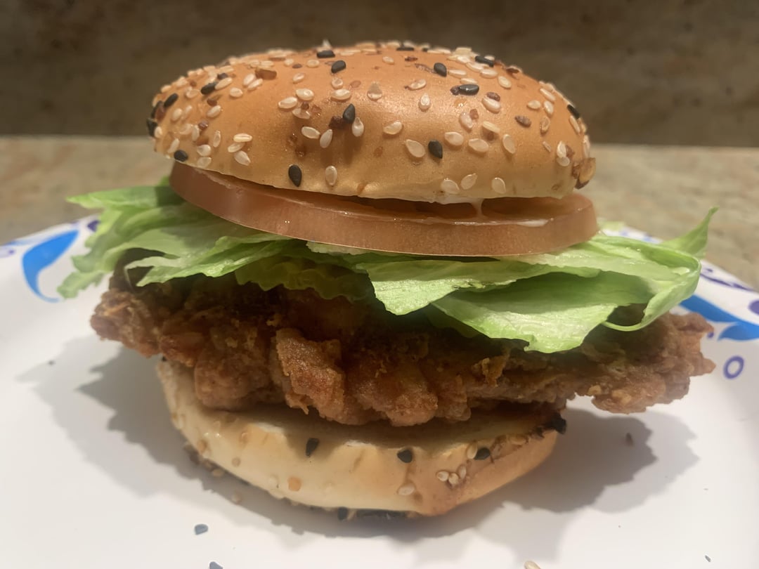 Fried chicken thigh sandwich Dining and Cooking