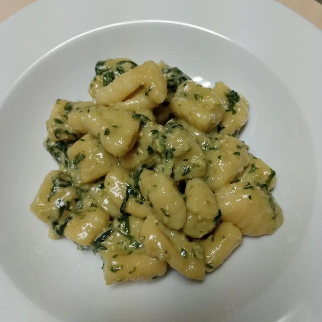 Ricotta Gnocchi with pesto