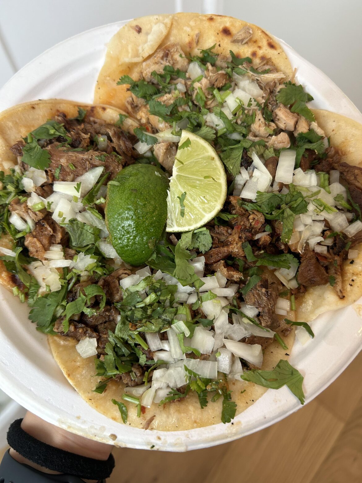 An assortment of street tacos in San Francisco
