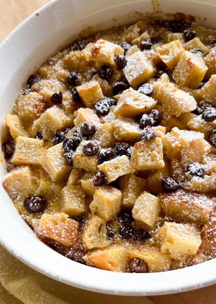 Chocolate Chip Bread Pudding