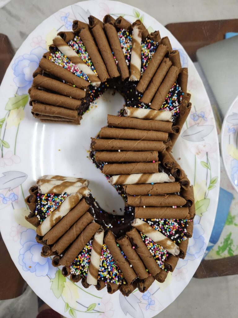 I'm a learning homebaker and baked this number cake "3" and cake pops for my daughter's bday.