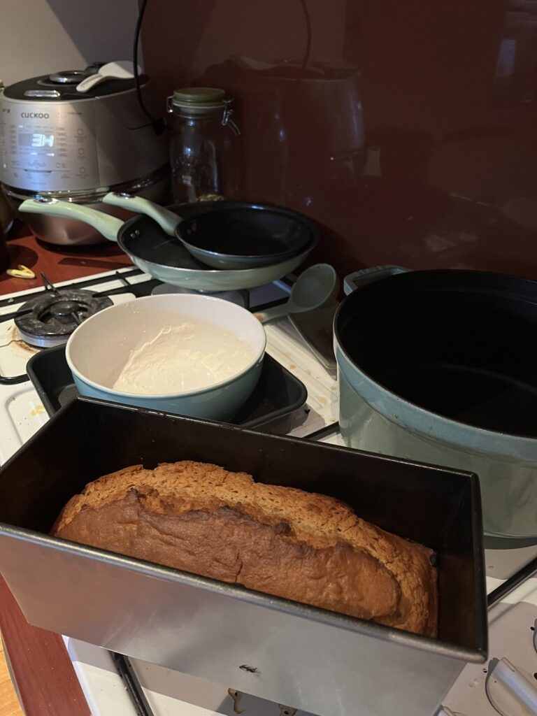 지밥: 팥 케이크 Red bean cake!