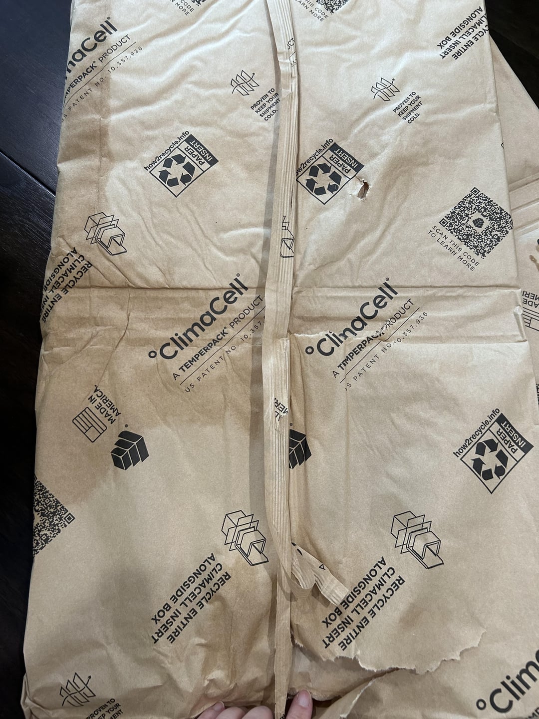 Is insulation padding recyclable in the curb side recycling bin