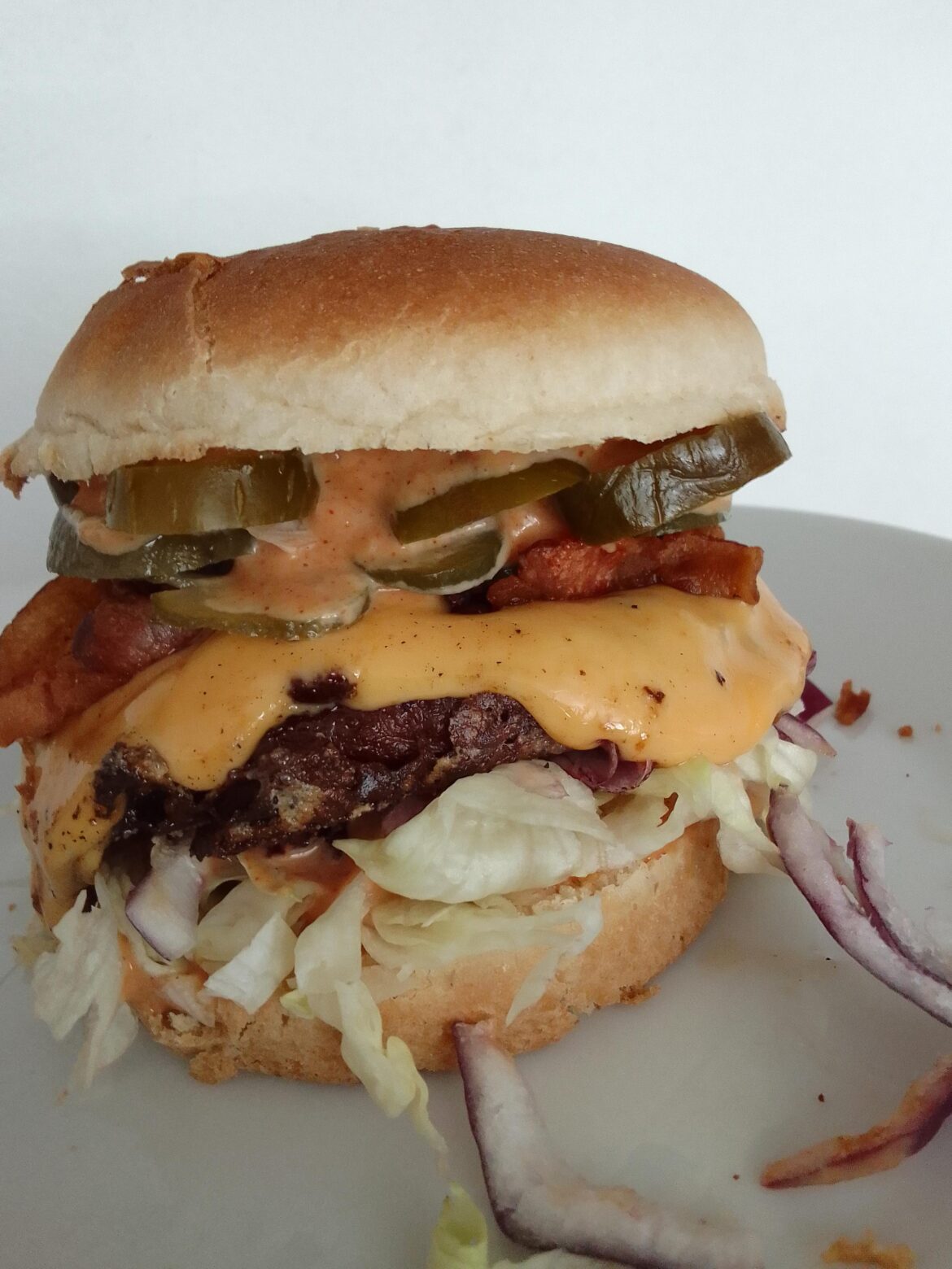 Homemade Aldi burger