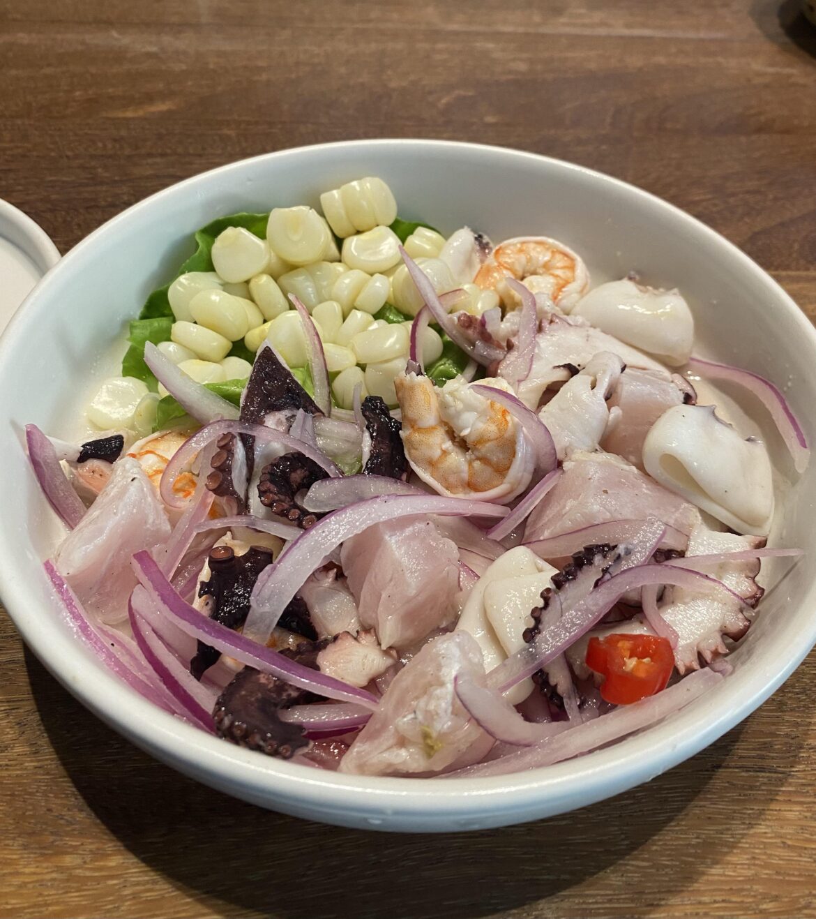 Delicious peruvian cebiche 🤯🇵🇪