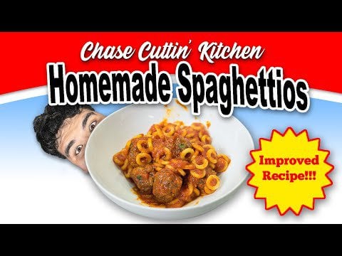 Authentic Homemade Spaghettios With Meatballs - Dining and Cooking