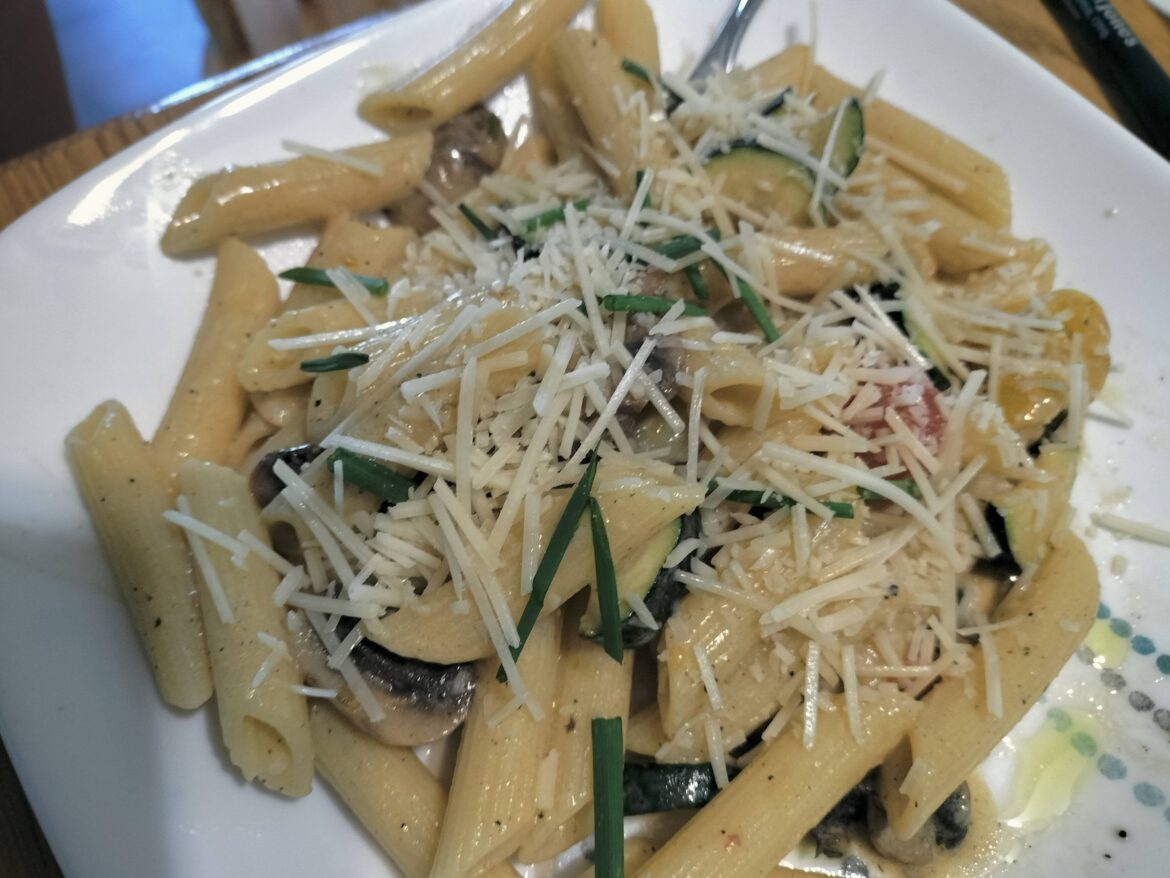 Sicilian penne with veggies 9/10