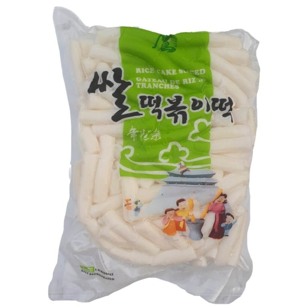 How long do bagged refrigerated rice cakes last in the fridge after being open?