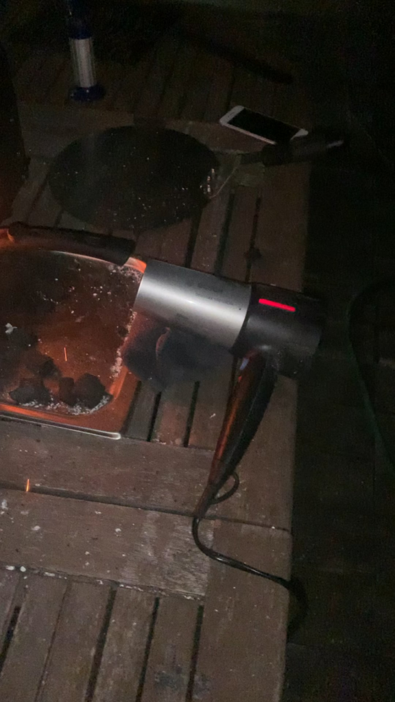 Is this the solution when you only have charcoal?